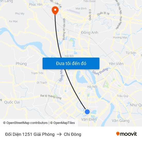 Đối Diện 1251 Giải Phóng to Chi Đông map