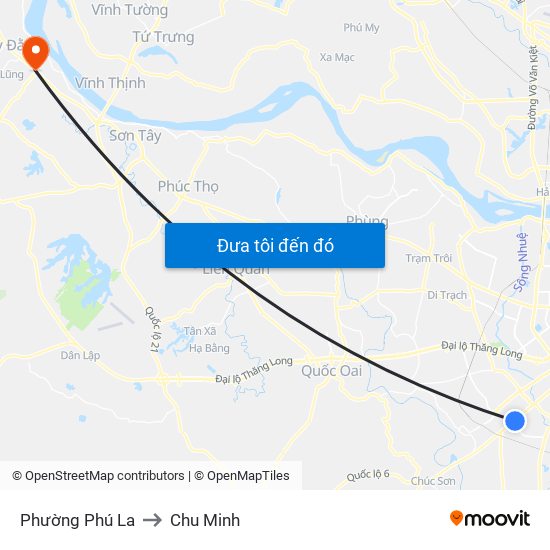 Phường Phú La to Chu Minh map