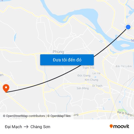 Đại Mạch to Chàng Sơn map