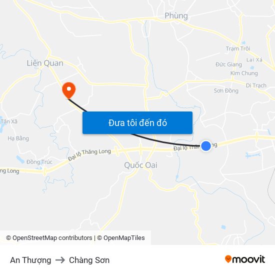 An Thượng to Chàng Sơn map