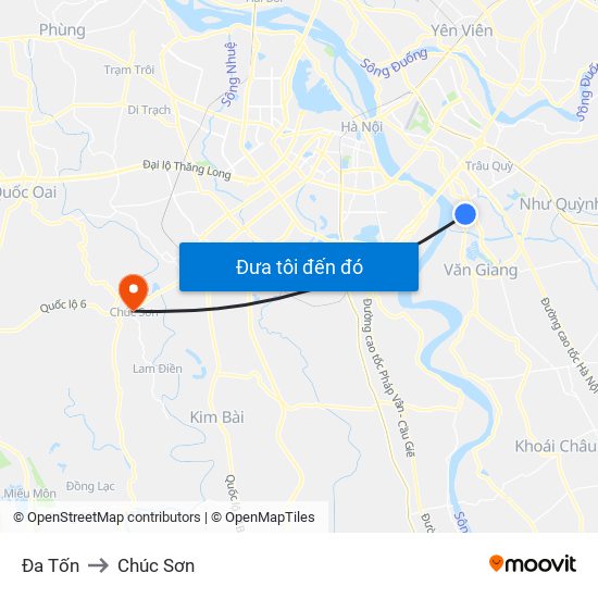 Đa Tốn to Chúc Sơn map