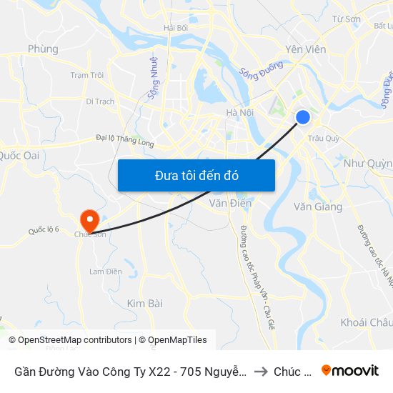 Gần Đường Vào Công Ty X22 - 705 Nguyễn Văn Linh to Chúc Sơn map