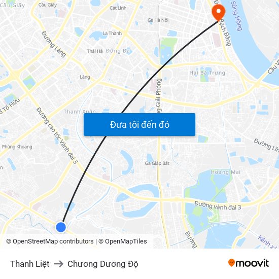 Thanh Liệt to Chương Dương Độ map