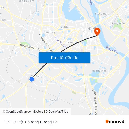 Phú La to Chương Dương Độ map