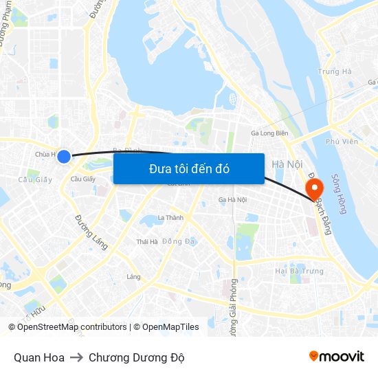 Quan Hoa to Chương Dương Độ map