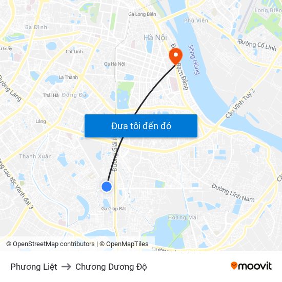 Phương Liệt to Chương Dương Độ map