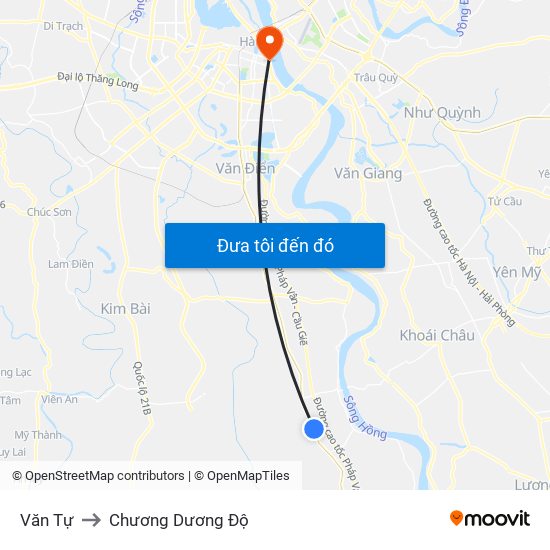 Văn Tự to Chương Dương Độ map