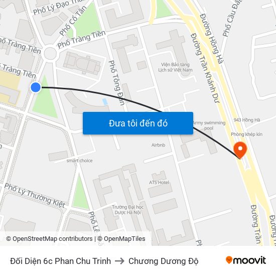 Đối Diện 6c Phan Chu Trinh to Chương Dương Độ map