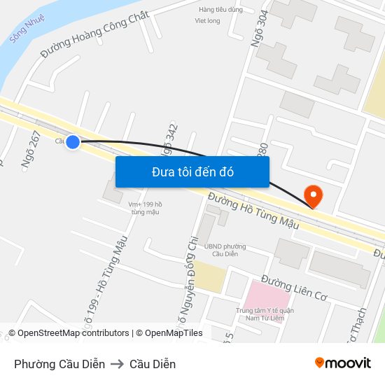 Phường Cầu Diễn to Cầu Diễn map