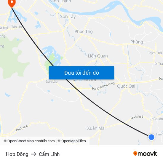 Hợp Đồng to Cẩm Lĩnh map