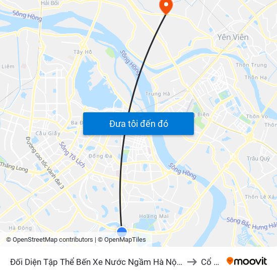 Đối Diện Tập Thể Bến Xe Nước Ngầm Hà Nội - Ngọc Hồi to Cổ Loa map