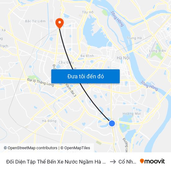 Đối Diện Tập Thể Bến Xe Nước Ngầm Hà Nội - Ngọc Hồi to Cổ Nhuế 2 map