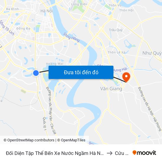 Đối Diện Tập Thể Bến Xe Nước Ngầm Hà Nội - Ngọc Hồi to Cửu Cao map