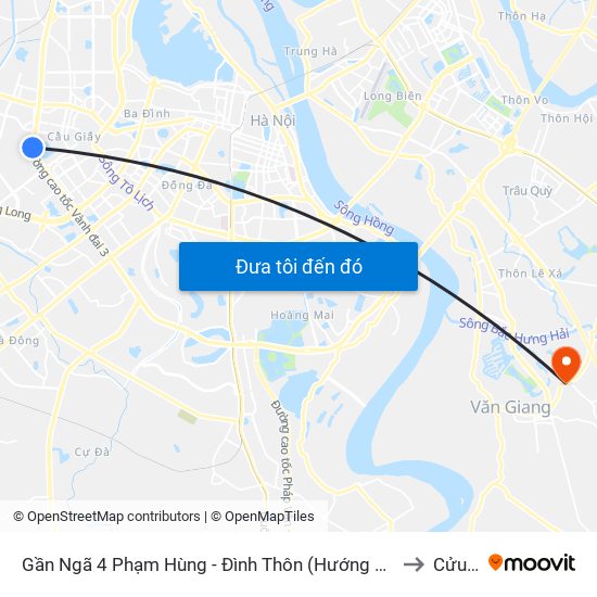 Gần Ngã 4 Phạm Hùng - Đình Thôn (Hướng Đi Khuất Duy Tiến)-Cột Sau to Cửu Cao map