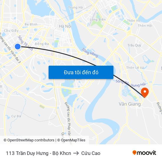 113 Trần Duy Hưng - Bộ Khcn to Cửu Cao map