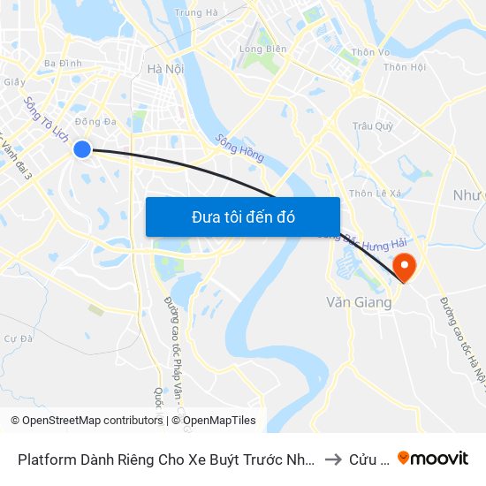 Platform Dành Riêng Cho Xe Buýt Trước Nhà 604 Trường Chinh to Cửu Cao map