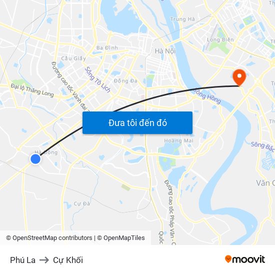 Phú La to Cự Khối map