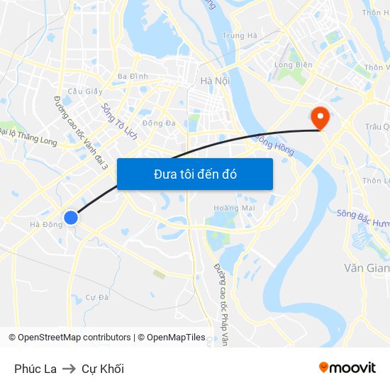 Phúc La to Cự Khối map