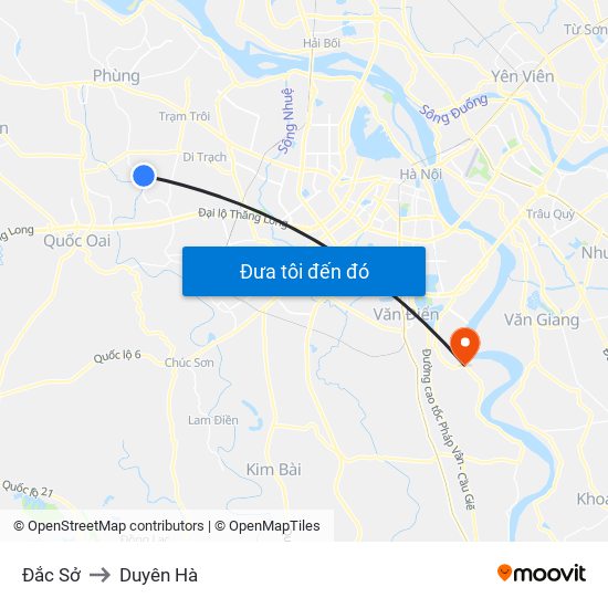 Đắc Sở to Duyên Hà map