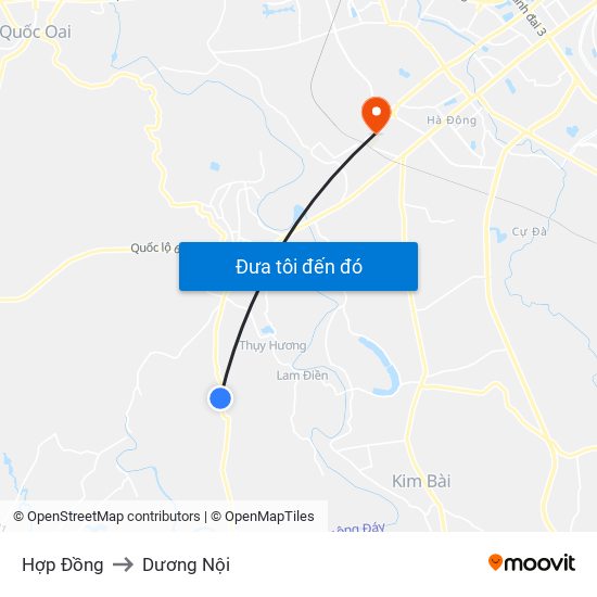Hợp Đồng to Dương Nội map