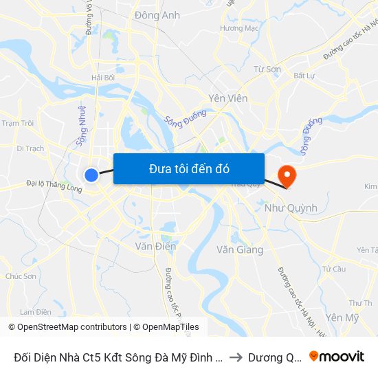 Đối Diện Nhà Ct5 Kđt Sông Đà Mỹ Đình - Phạm Hùng to Dương Quang map