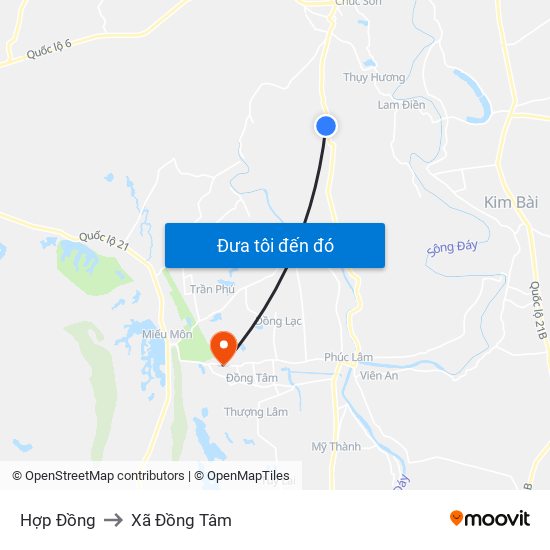 Hợp Đồng to Xã Đồng Tâm map