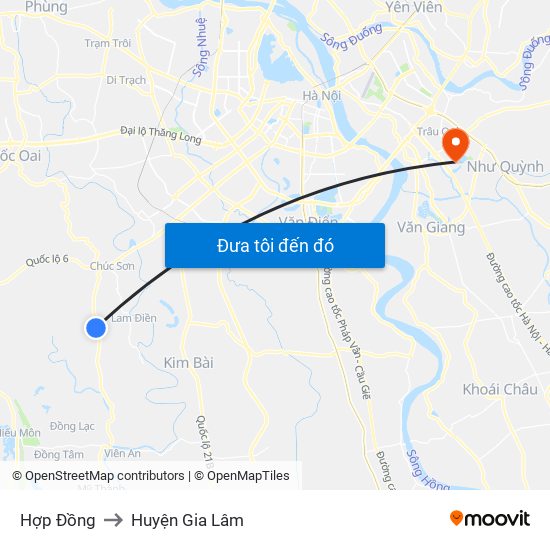 Hợp Đồng to Huyện Gia Lâm map