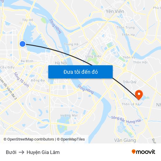 Bưởi to Huyện Gia Lâm map