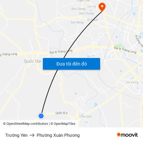 Trường Yên to Phường Xuân Phương map