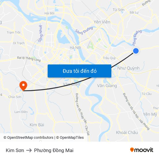 Kim Sơn to Phường Đồng Mai map