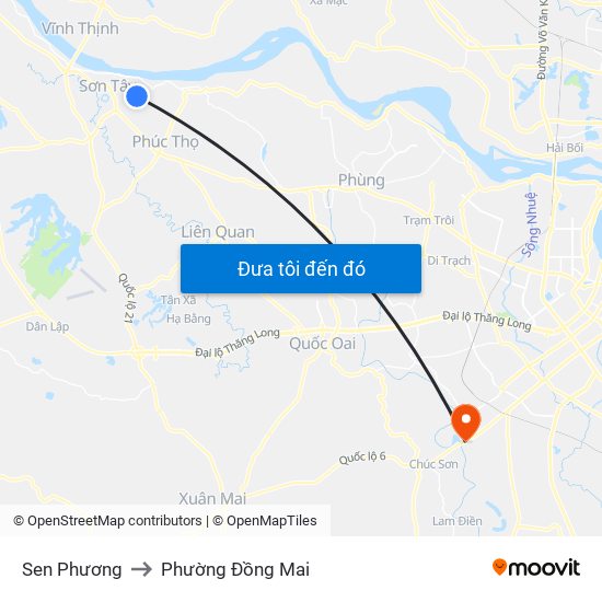 Sen Phương to Phường Đồng Mai map