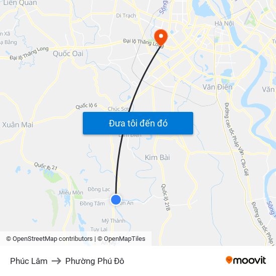 Phúc Lâm to Phường Phú Đô map