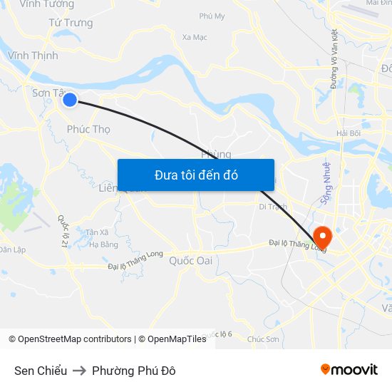 Sen Chiểu to Phường Phú Đô map