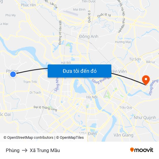 Phùng to Xã Trung Mầu map