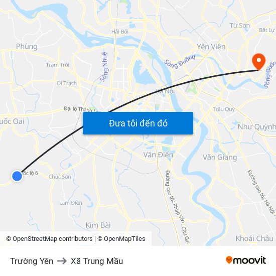 Trường Yên to Xã Trung Mầu map