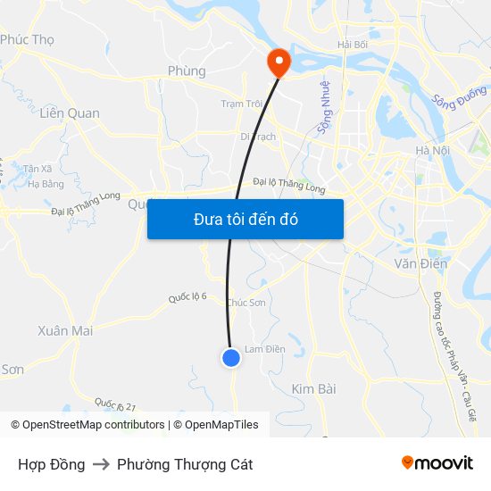 Hợp Đồng to Phường Thượng Cát map