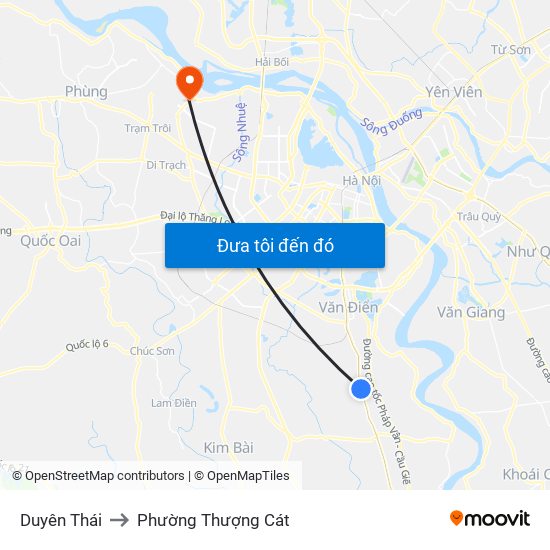 Duyên Thái to Phường Thượng Cát map