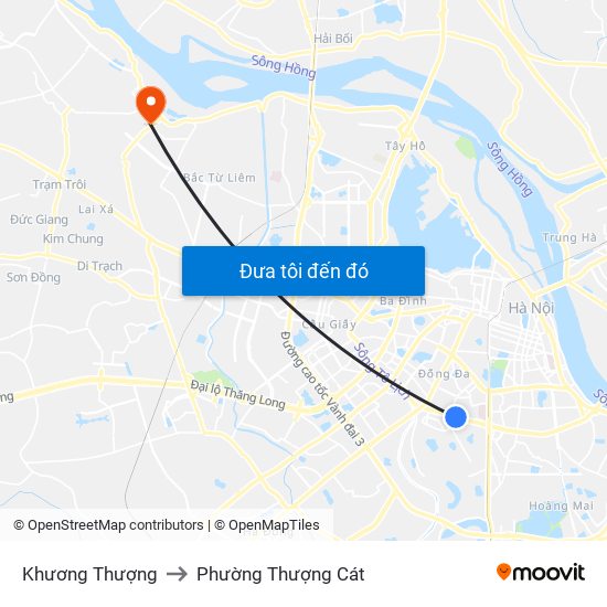 Khương Thượng to Phường Thượng Cát map