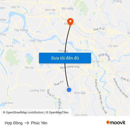 Hợp Đồng to Phúc Yên map