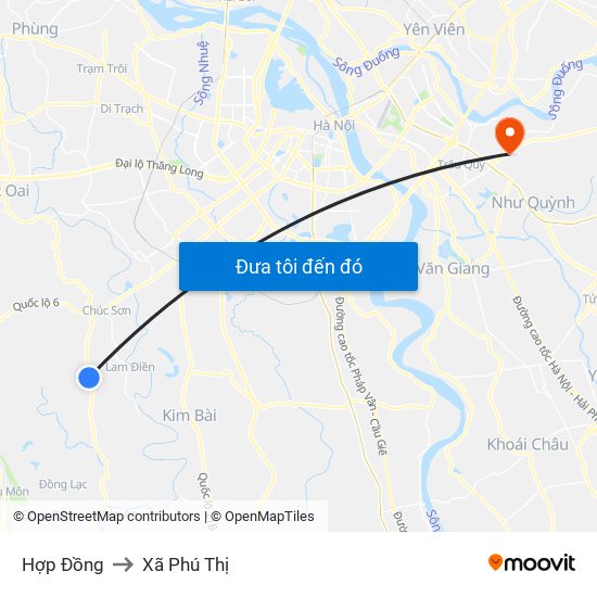 Hợp Đồng to Xã Phú Thị map