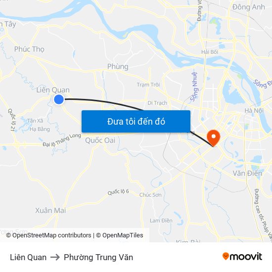 Liên Quan to Phường Trung Văn map