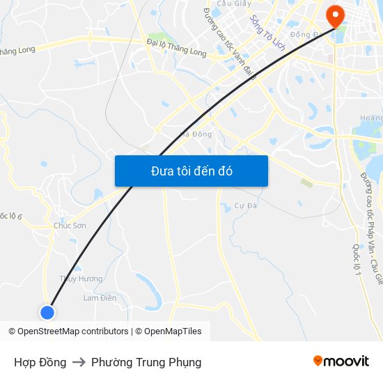 Hợp Đồng to Phường Trung Phụng map