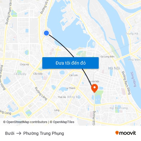 Bưởi to Phường Trung Phụng map