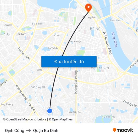 Định Công to Quận Ba Đình map