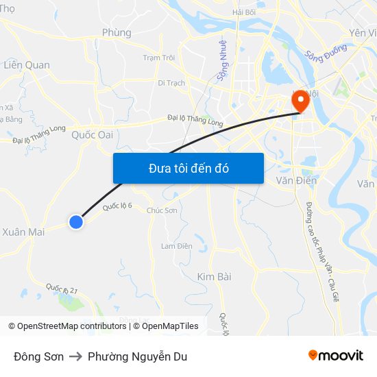 Đông Sơn to Phường Nguyễn Du map