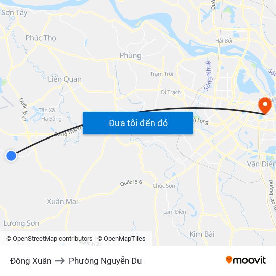 Đông Xuân to Phường Nguyễn Du map