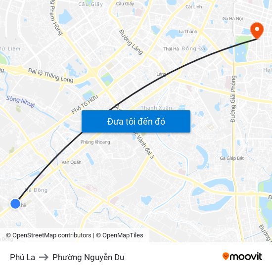 Phú La to Phường Nguyễn Du map
