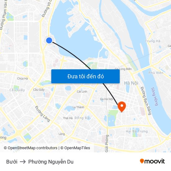 Bưởi to Phường Nguyễn Du map