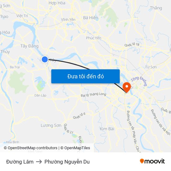 Đường Lâm to Phường Nguyễn Du map