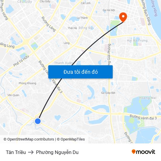 Tân Triều to Phường Nguyễn Du map